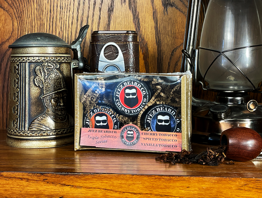 Triple Tobacco Series Beard Balm Set (1oz)